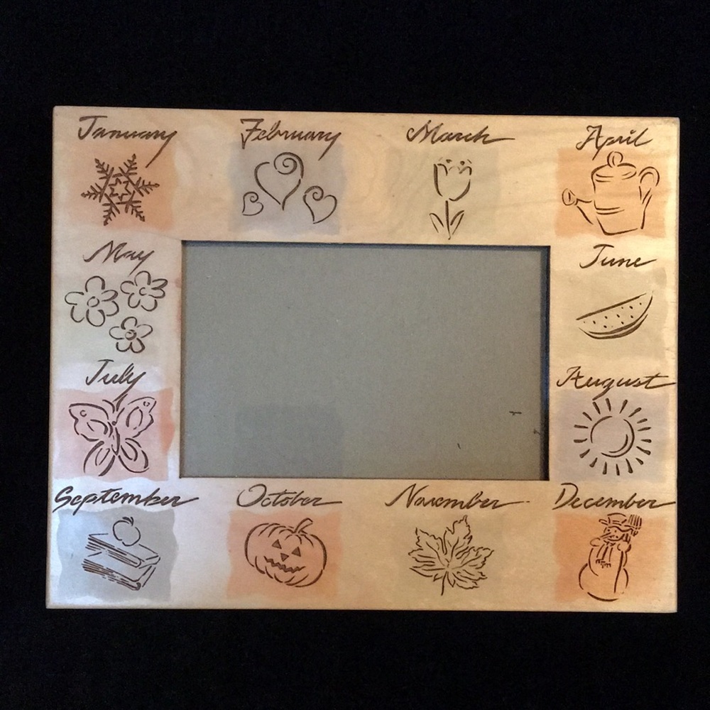 Lasercraft Months of the Year Photo Frame